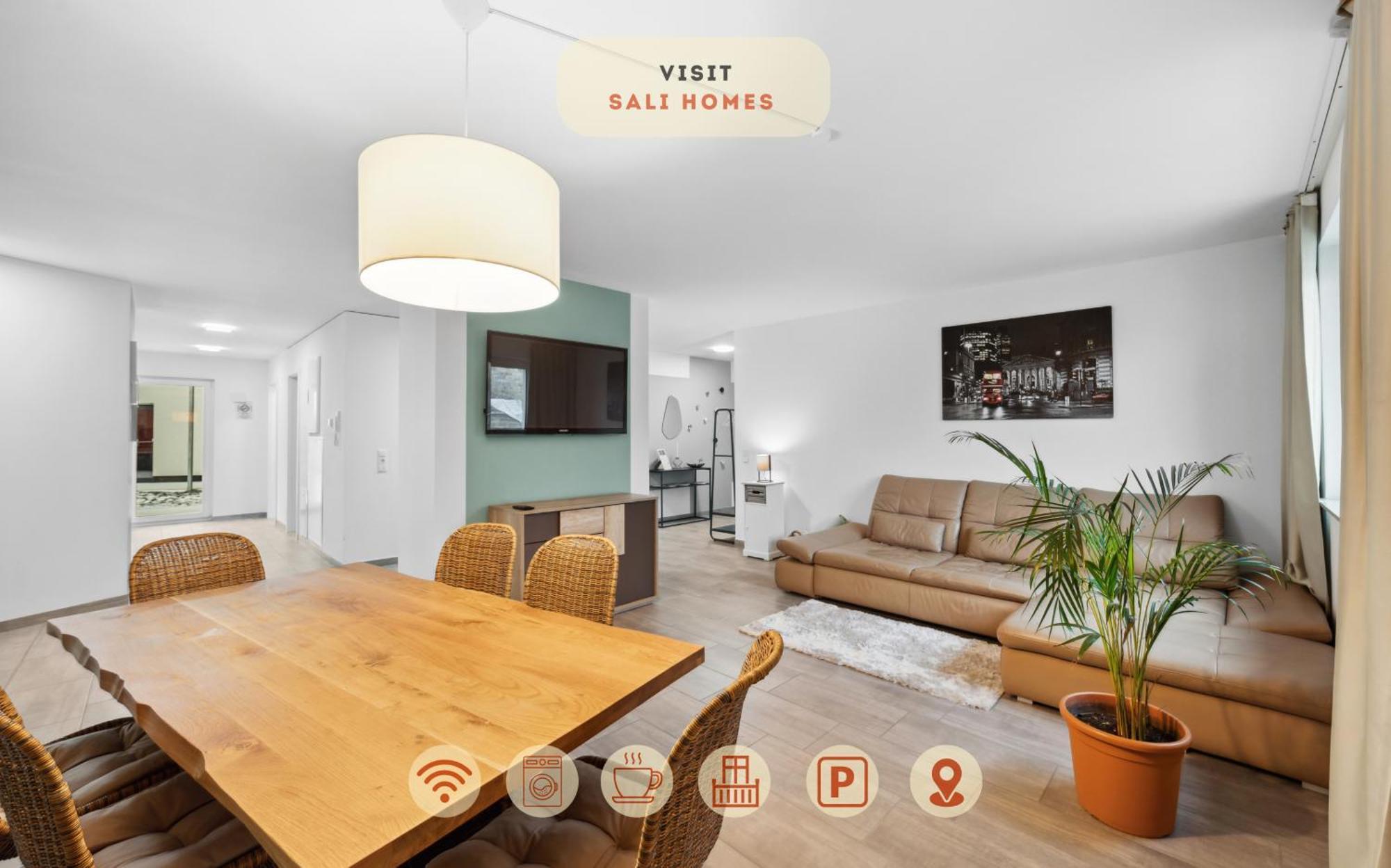 Sali Homes Spacious Apartment With Terrace In City Center バイロイト エクステリア 写真